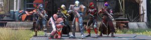 Fireteam lined up